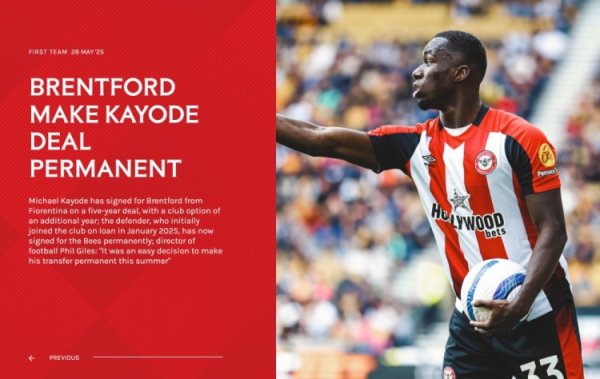 Official: Brentford buys out of Kayode & to sign a 5+1 contract. It is reported that the buyout fee is 17.5 million euros
