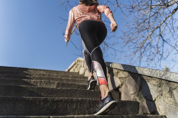 Climbing stairs count! Research: 